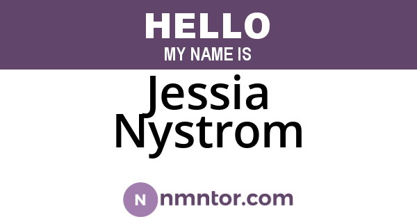 Jessia Nystrom