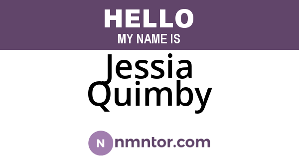 Jessia Quimby