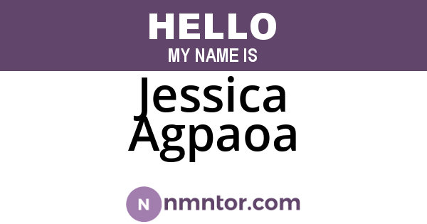 Jessica Agpaoa