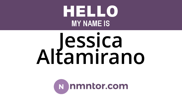 Jessica Altamirano