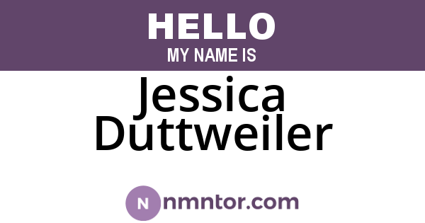 Jessica Duttweiler