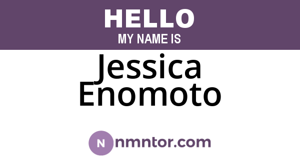 Jessica Enomoto