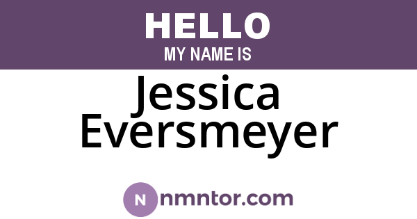 Jessica Eversmeyer