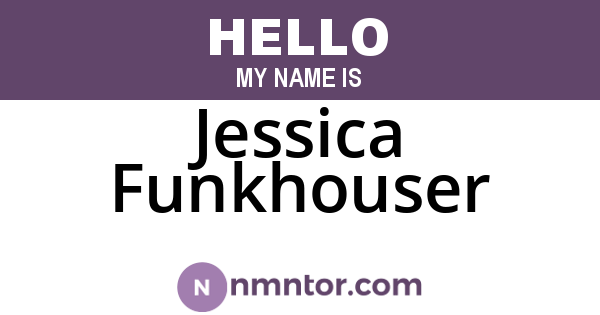 Jessica Funkhouser