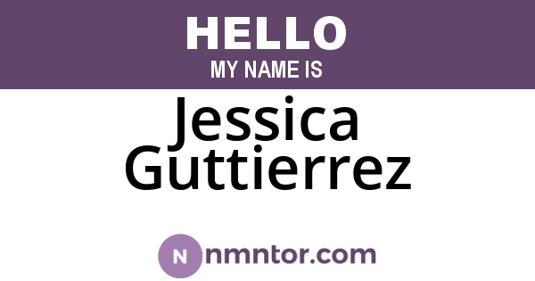 Jessica Guttierrez
