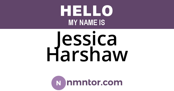 Jessica Harshaw