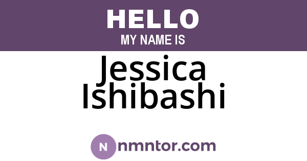 Jessica Ishibashi