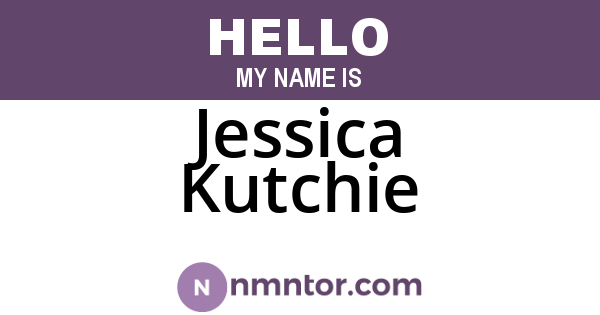 Jessica Kutchie