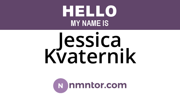 Jessica Kvaternik