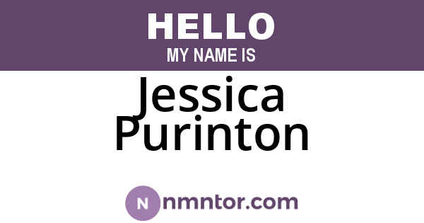 Jessica Purinton