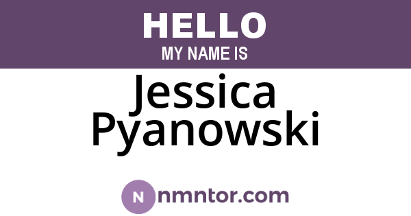 Jessica Pyanowski
