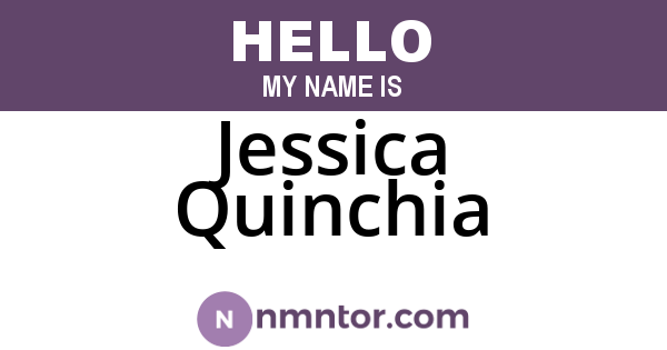 Jessica Quinchia