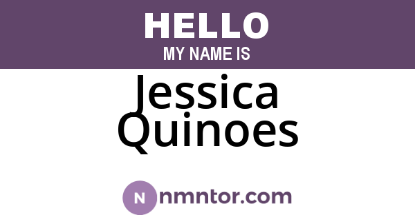 Jessica Quinoes