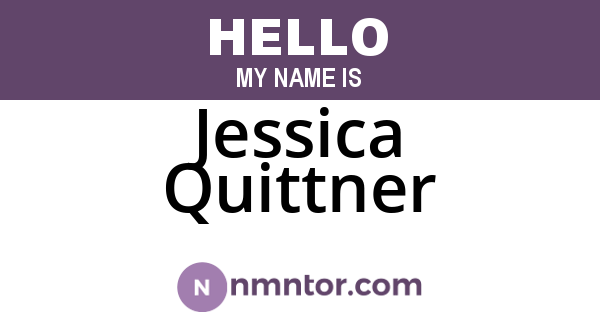 Jessica Quittner