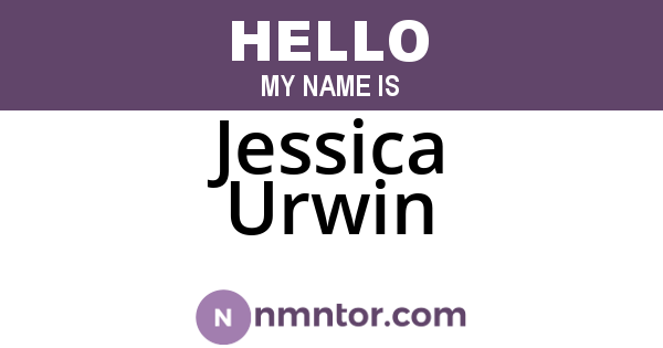Jessica Urwin