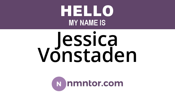Jessica Vonstaden