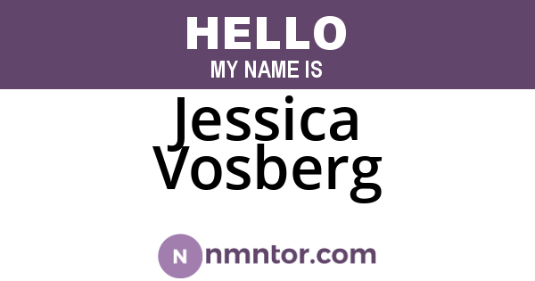 Jessica Vosberg
