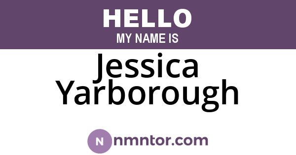 Jessica Yarborough