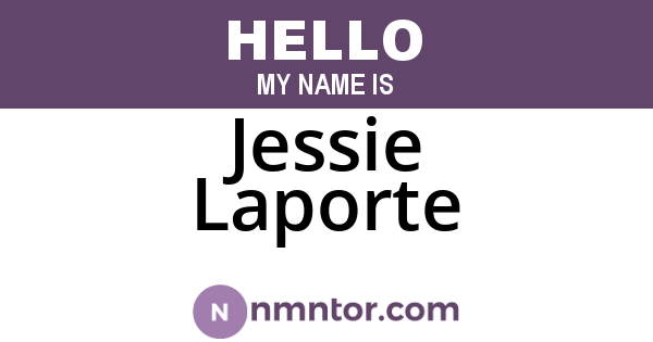 Jessie Laporte