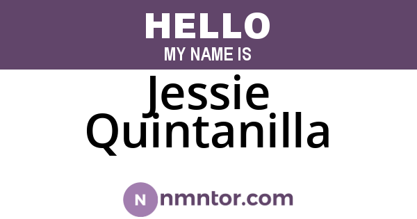 Jessie Quintanilla