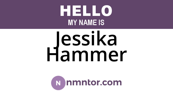 Jessika Hammer