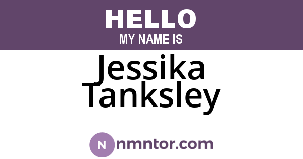 Jessika Tanksley