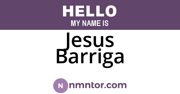 Jesus Barriga