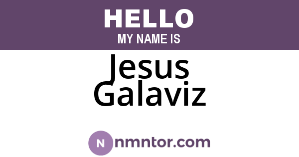 Jesus Galaviz