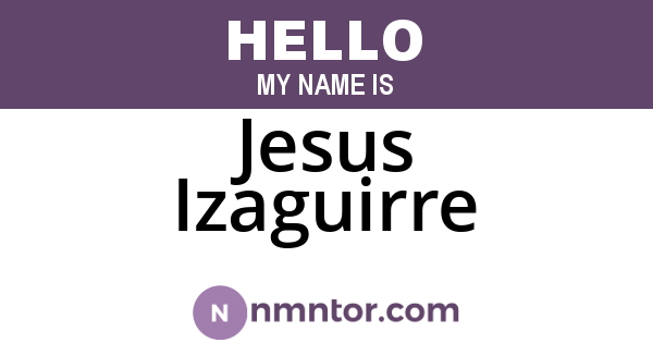 Jesus Izaguirre