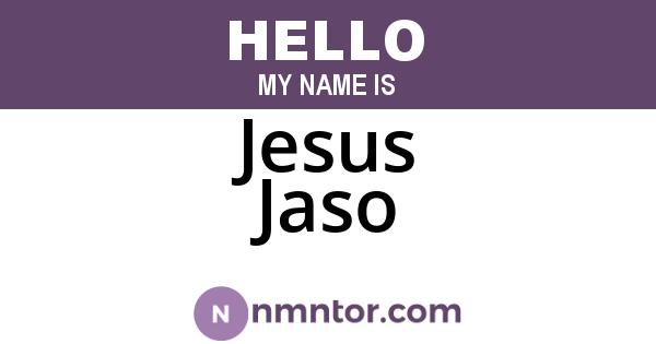 Jesus Jaso