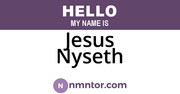 Jesus Nyseth