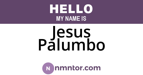 Jesus Palumbo