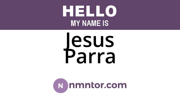 Jesus Parra