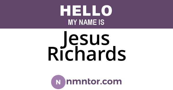 Jesus Richards