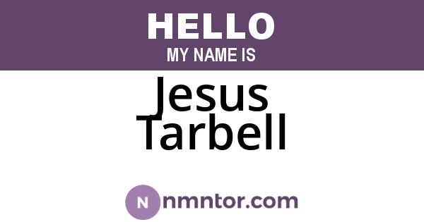 Jesus Tarbell