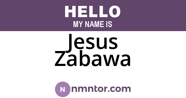 Jesus Zabawa