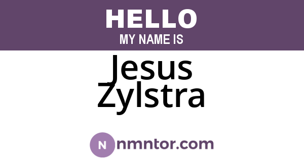 Jesus Zylstra