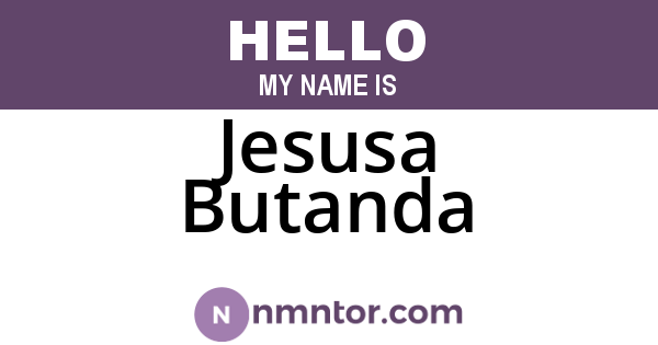 Jesusa Butanda