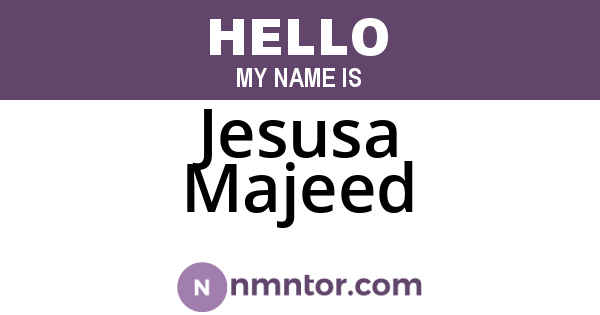 Jesusa Majeed