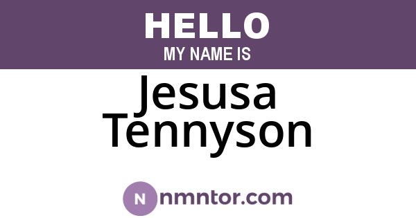 Jesusa Tennyson