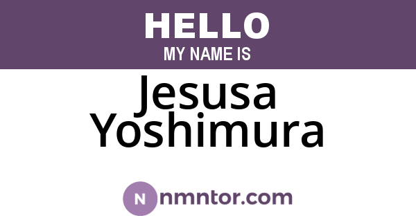 Jesusa Yoshimura