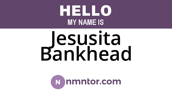 Jesusita Bankhead