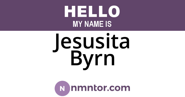 Jesusita Byrn