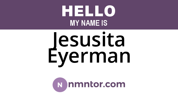 Jesusita Eyerman