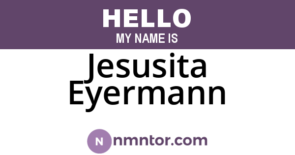 Jesusita Eyermann