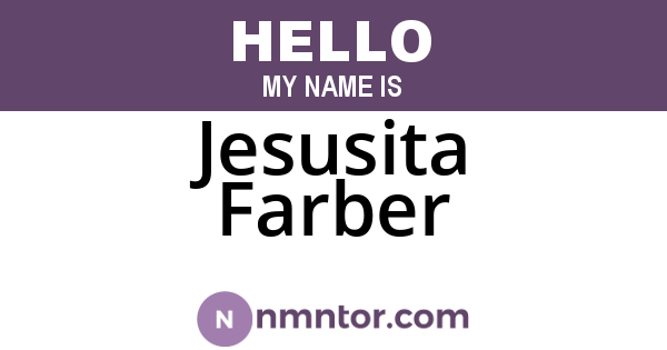 Jesusita Farber