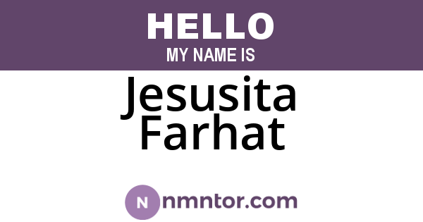 Jesusita Farhat