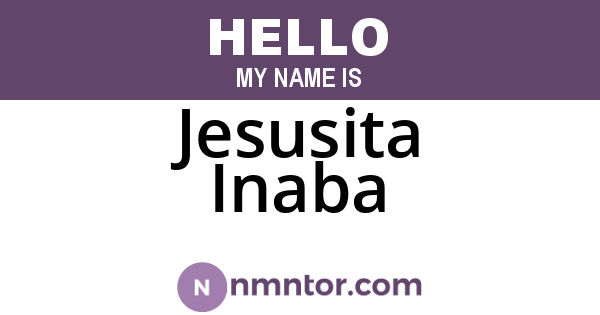 Jesusita Inaba