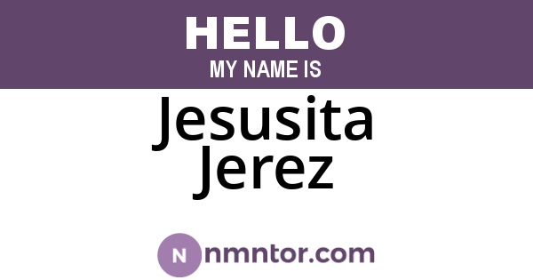Jesusita Jerez