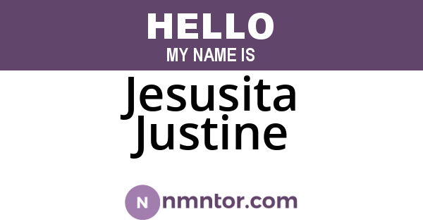 Jesusita Justine